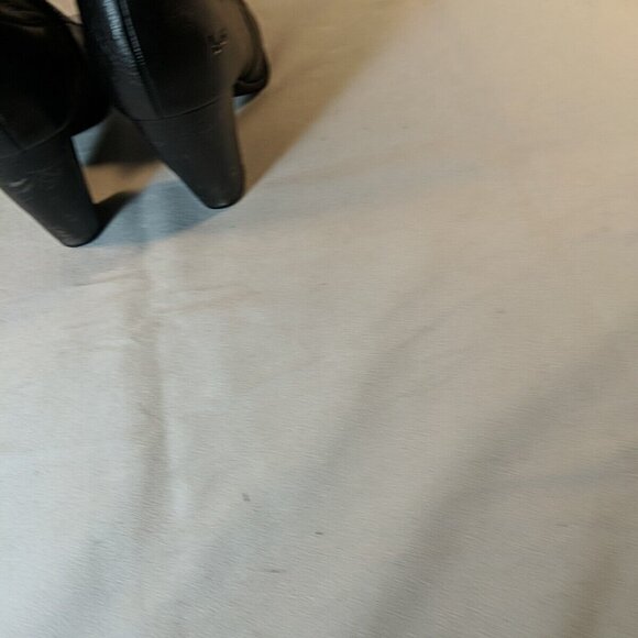 b.o.c. Black Leather Heeled Boots 3.5" Block Heel Knee High Womens 8.5 BOC Born - Picture 16 of 16